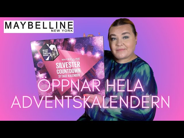 ÖPPNAR MAYBELLINE ADVENTSKALENDER 2023