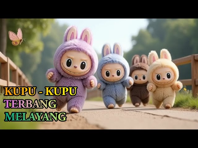 DJ Kupu Kupu Terbang Melayang VIRAL TIKTOK (Labubu dan Kupu Kupu) | Lagu Anak Anak Terbaru 2025