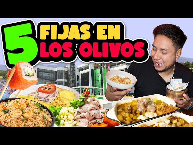 🇵🇪5 IMPERDIBLES EN LOS OLIVOS | Las fijas dónde comer en el distrito de Los Olivos - Lima 🇵🇪