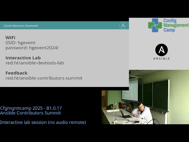 Cfgmgmtcamp 2025 -- Ansible Contributor Summit