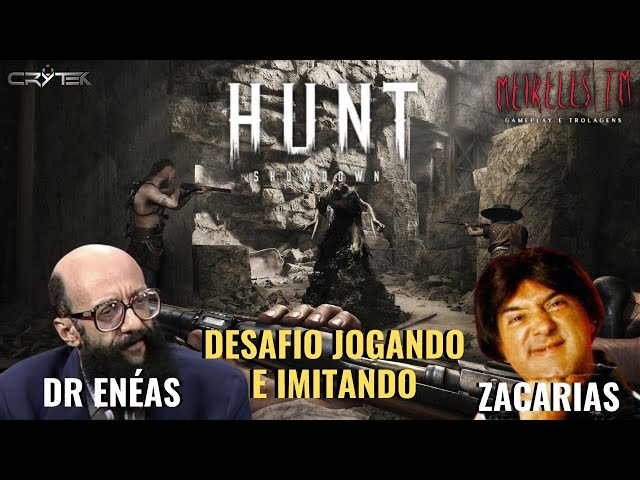 Zacarias e Dr Eneas jogando Hunt Showdown