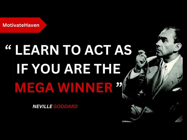 Neville Goddard's SECRET to Becoming a MEGA WINNER in 2025