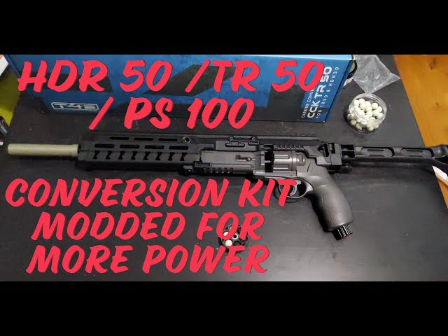 does the conversion kit for HDR 50 /TR 50 /NXG PS 100 increase power and can it be modded?