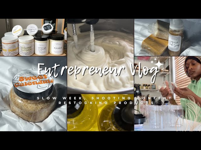 No Orders All Week, Restocking Products, Creating Content | Entrepreneur Vlog