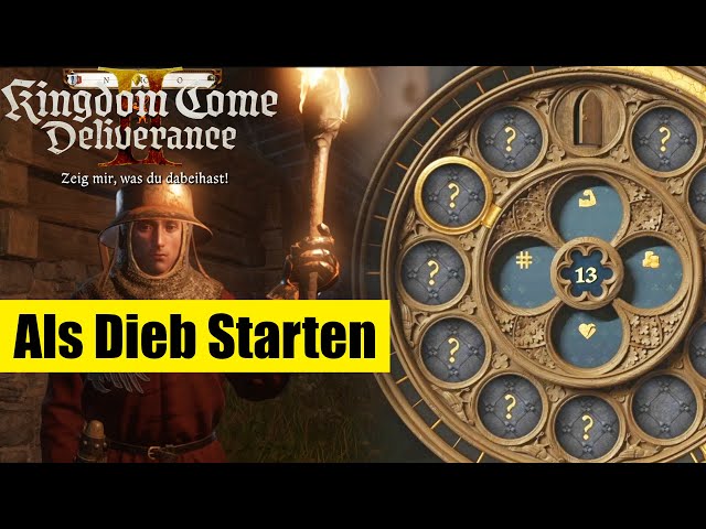 Kingdom Come Deliverance 2 - Als Dieb starten, Taschendiebstahl! Was lohnt sich? Die ersten Skills