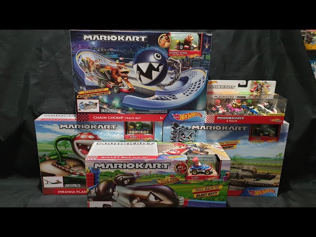 Unboxing: Mario Kart Hotwheels Play set, Track Set and Die-cast Cars. Part 1.