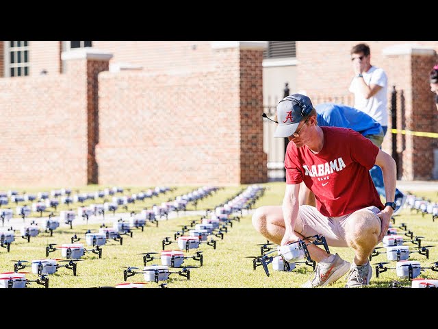 Tuska UAV Club Collaborates to Bring Homecoming Drone Show to Life | The University of Alabama