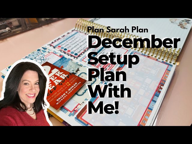 December Setup Plan With Me! | Small Town Christmas | Dad’s Starbucks Card Surprise