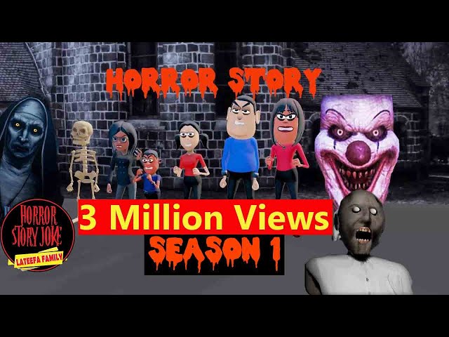 Season 1 - Granny | Evil Nun | Horror Clown - Horror Story Joke Part 1 to Part 8 | English Subtitles