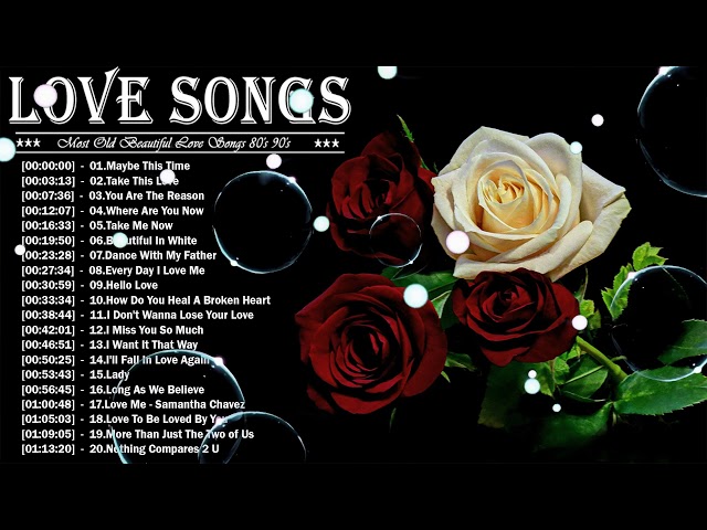 Love songs 80's 90's - Most Old Beautiful love songs 80's 90's -Best Romantic Love Songs 80's & 90's