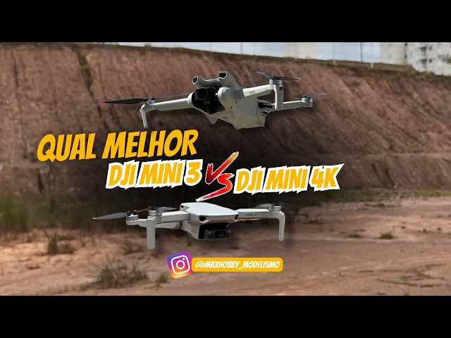 DJI Mini 3 ou DJI Mini 4K? qual O Melhor Drone para Você