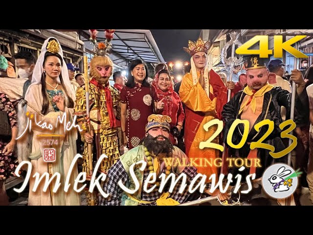 [4K] Semawis Semarang Chinese New Year Market 2023 Latest Tour