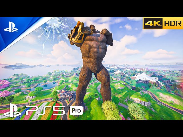 Fortnite (PS5 Pro) 4K 60FPS HDR Gameplay (GODZILLA EVENT)