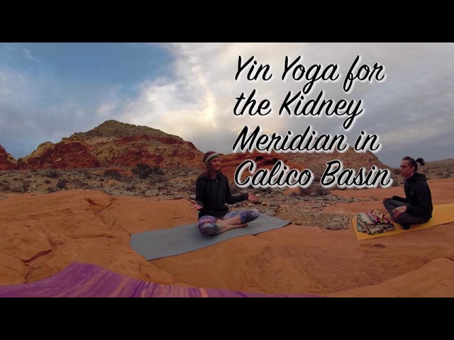 VR Yoga - Yin for the Kidney Meridian in Calico Basin