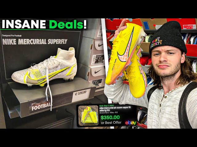 Finding CRAZY Soccer Cleat Deals at the Outlets!! NEW Ronaldo Nike Mercurial for $100