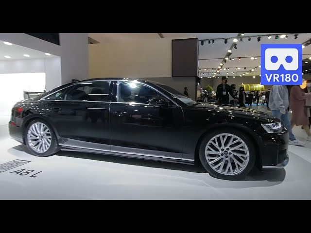 3D 180VR 4K Audi A8 L 55 TFSI Long Body Luxury Sedan 😍😍 VR Dream Car