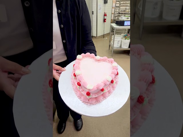 Valentine's Vintage Heart Cake from Stater Bros.