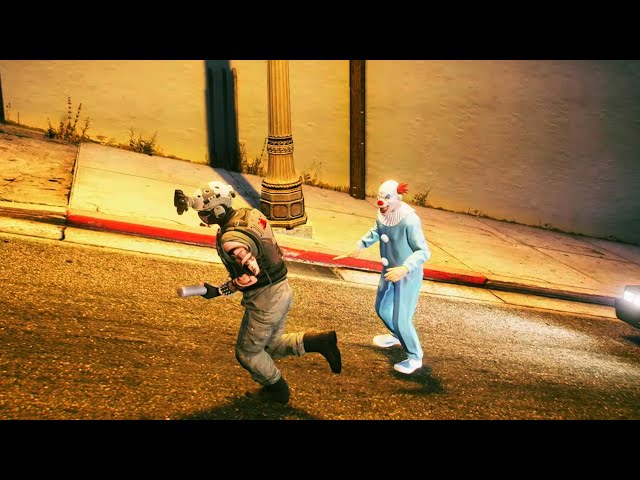 The Clown Killer Slasher Halloween GTA ONLINE