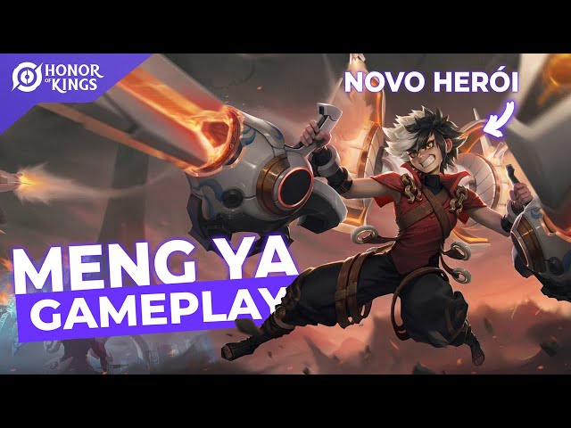 MENG YA GAMEPLAY DO NOVO HERÓI do Honor of Kings