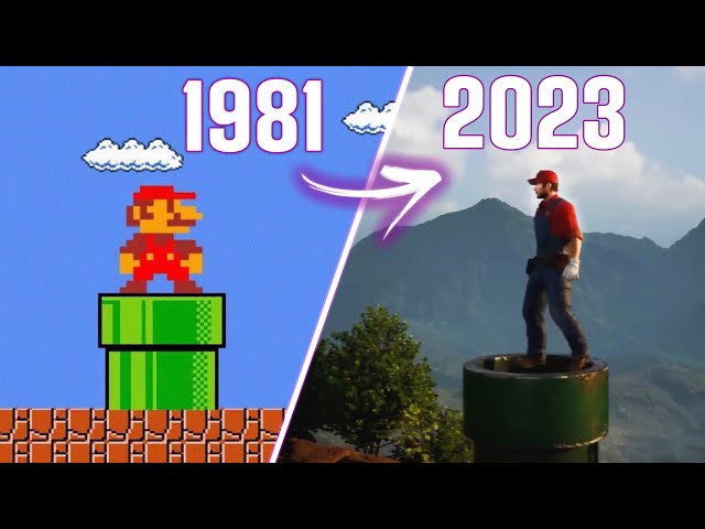 Evolution of Super Mario platform Games