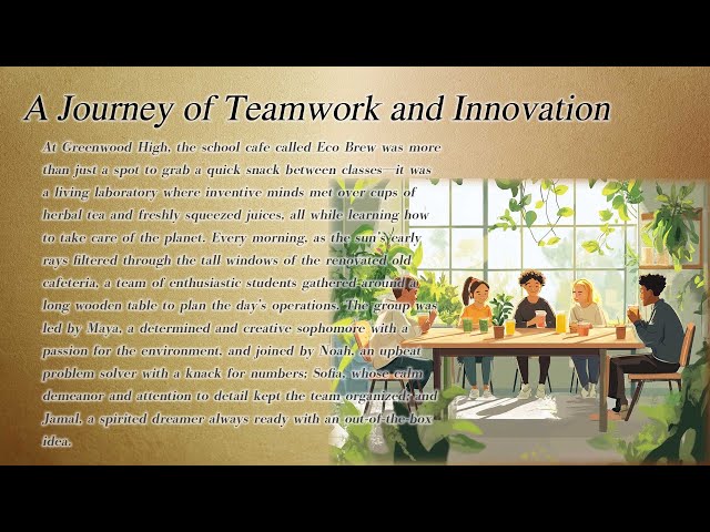 A Journey of Teamwork and Innovation🌟Learn English through story level 1.|English listening Practice