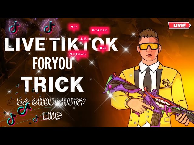 LIVE TIKTOK FORYOU TRICK DC CHOUDARY LIVE#tiktok#foryou#pubg