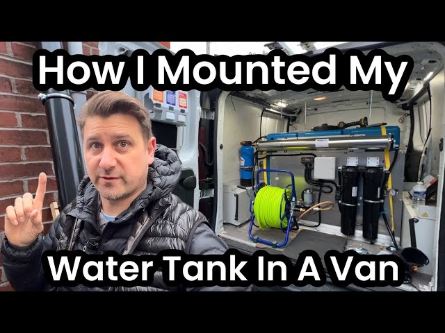 How to install a water tank into a work van, window cleaning business