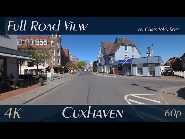 Cuxhaven, Germany: Duhnen/Döse, Wehrbergsweg, Cuxhavener Straße, Steinmarner Straße - 4K Ultra HD