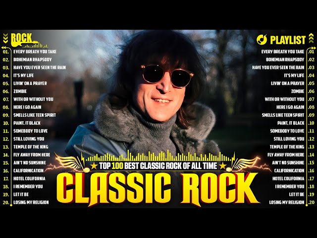 Ultimate 70s 80s 90s Classic Rock Full Album 💥 The Beatles, Queen, ACDC, Pink Floy, Bon Jovi, U2