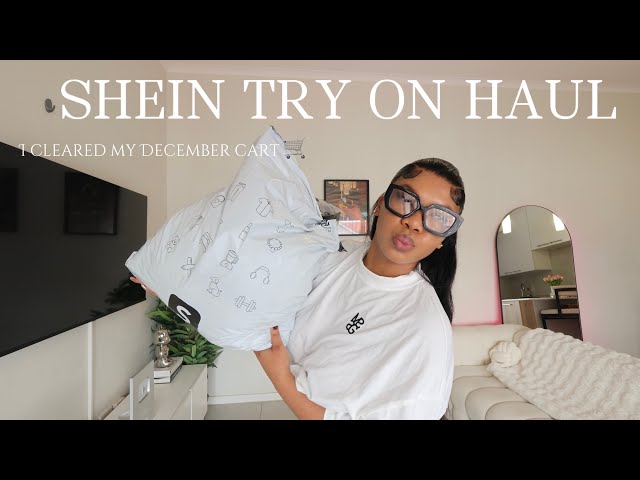 SHEIN TRY ON HAUL | I CLEARED MY DECEMBER CART | ​FAV SHOPS ON @SHEINOFFICIAL  #shein