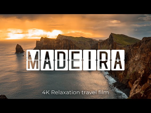 Madeira 4K 🇵🇹Relaxation travel film with calming piano music