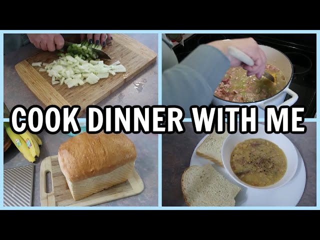 HOMEMADE PEA SOUP - COOK DINNER WITH ME