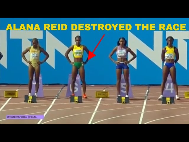 Jamaica's Alana Reid Powers to victory In 100m Championship Race