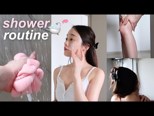 [SUB ] Shower routine 🧼 | สครับผิว 🖐🏻, body care 🤍, glowy skin ✨, ดูแลผิวกาย 🧖🏻‍♀️l Beamsareeda