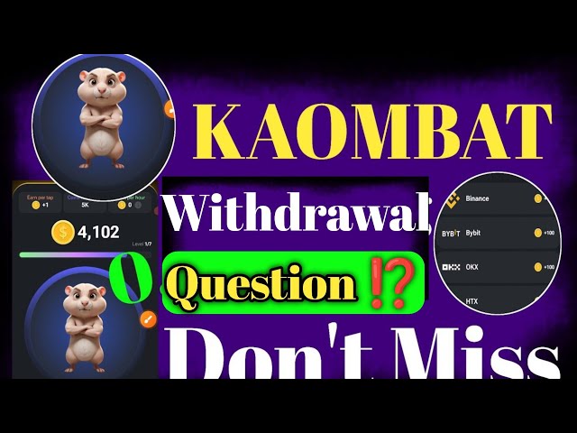 How to earn money from airdrop | hamster kombat mining withdrawal | hamster kombat withdrawal