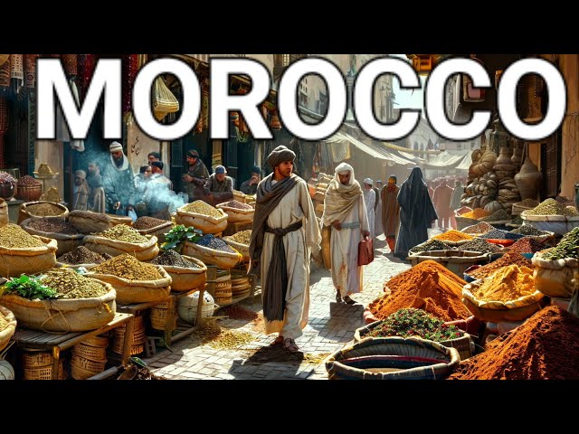 🇲🇦 MOROCCAN MOUTHWATERING STREET FOOD, WALKING TOUR OF MOROCCO'S CAPITAL CITY RABAT, 4K HDR