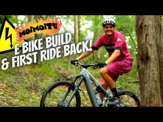 CANYON SPECTRAL ON E BIKE BUILD AND FIRST RIDE BACK - Moi Moi TV | Jack Moir |