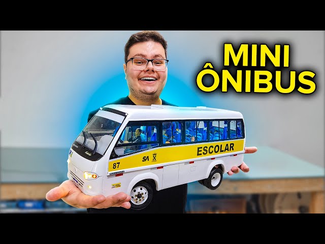 MINI ÔNIBUS ESCOLAR QUE FUNCIONA DE VERDADE DE SANTO ANDRÉ!