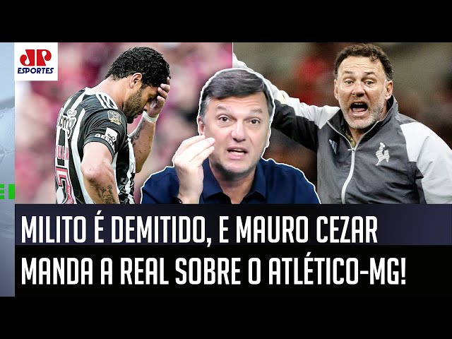 "O Atlético-MG PODE SER REBAIXADO, gente! O trabalho do Milito foi..." Mauro Cezar MANDA A REAL!