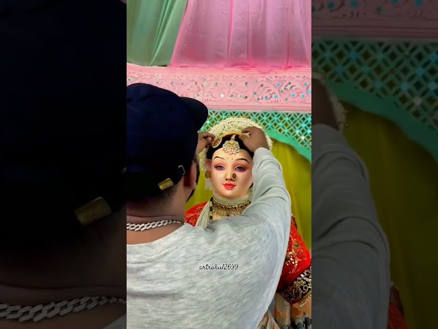 Shankar choura re maiya Rani navratri visarjan 🥺 durga puja vidai kaise #viralvideo #trendingshorts