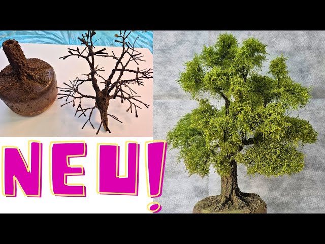 Model tree, make your own old linden tree! (NEW TECHNOLOGY)