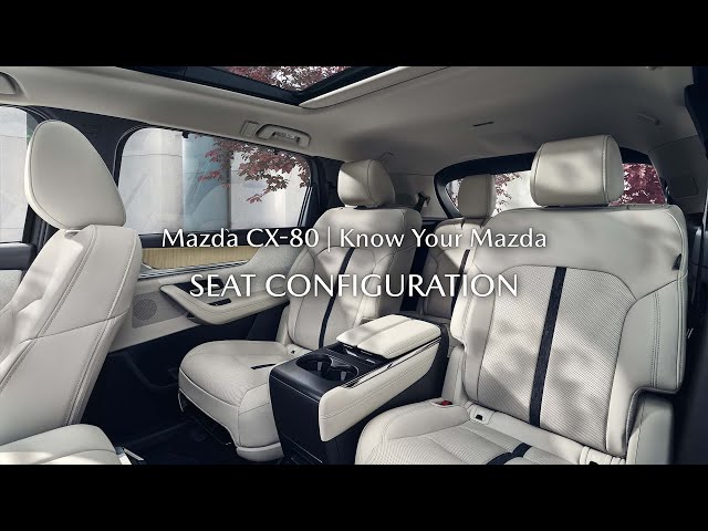 The all-new Mazda CX-80 – Seat Configuration