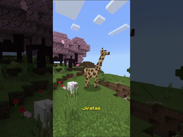 👉ANIMALS Addon for Minecraft Bedrock! *Sharks, Giraffes and Crocodiles in Minecraft #Shorts