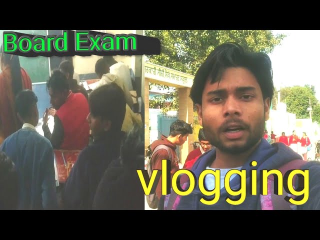 JANUARY Board EXAM📝 + Vlogging in School Skool Me Vlog SHOOT Kar Raha Thaa।| पकड़ा  गया पर बच गया।|