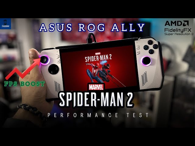 🔥 Marvel’s Spider-Man 2 PC on ROG Ally | Performance & Gameplay Test! 🎮💨