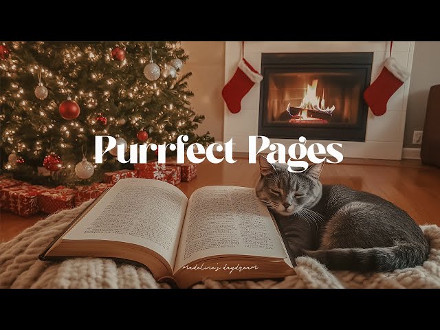 purrfect pages: dreamy december morning playlist ⭐ romanticize your life with christmas guitar music