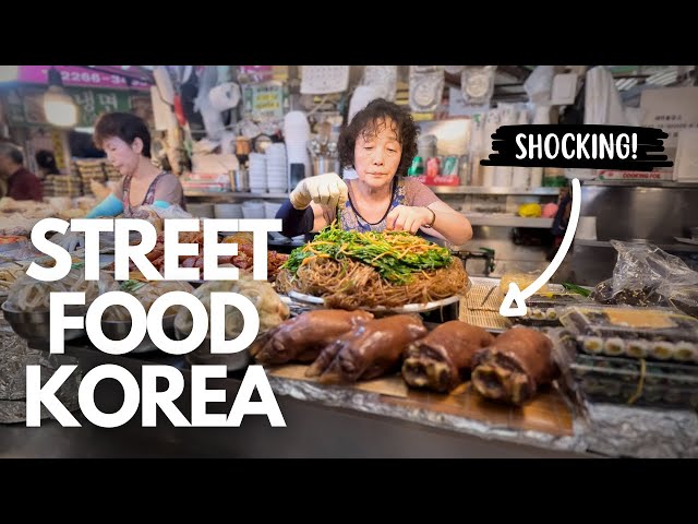 First Time Trying Korean Street Food at Gwangjang Market 🇰🇷