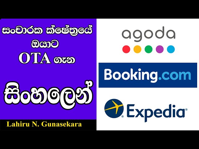 Booking.com, Agoda, Expedia in Sinhala part 01 | Create a booking com / Agoda / Expedia in Sinhala