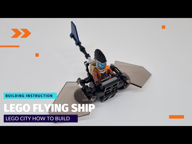 Lego Flying Ship Building Instruction - Lego City How To Build