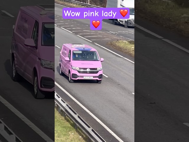 Beautiful Pink Van, UK | 🚐💖 | #VanLife #UKVehicles #RareSpotting